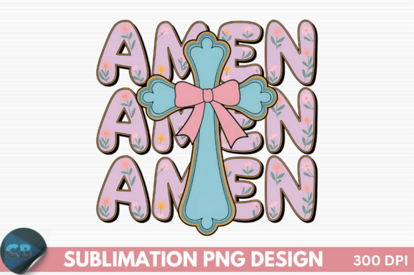 Download Boho Floral Amen Christian Easter Sublim - Sub Collection
