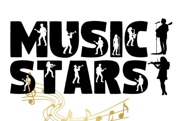 Download Music Stars Silhouettes Font - Music Collection