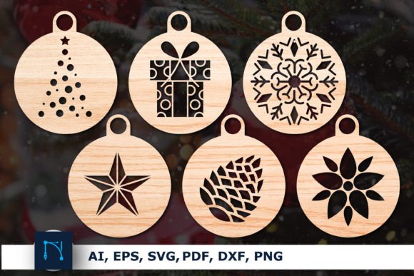 Download Christmas Baubles Gift Tags SVG Bundle - Premium Bundle