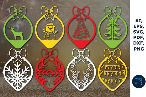 Download Christmas Baubles Laser Cut SVG Bundle - Premium Bundle
