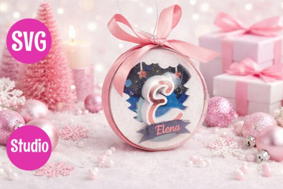 Download Layered Letters for Christmas Ornament - Premium Resources