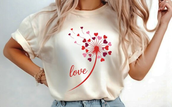 Download Valentine Dandelion Sublimation PNG - Sub Collection