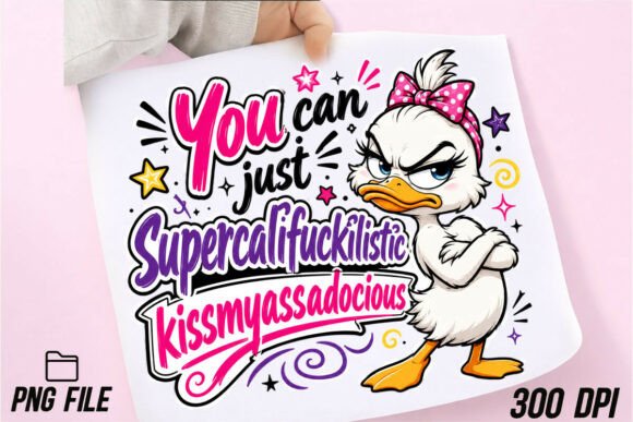 Download Duck PNG Funny Attitude Sublimation - Sub Collection