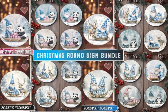 Download Christmas Ornaments Sublimation Bundle - Sub Collection