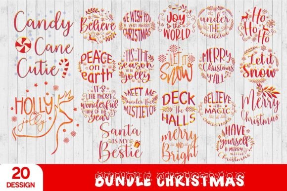 Download Christmas Ornaments Sublimation Bundle - Sub Collection